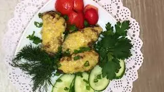 Куриная печень в беконе