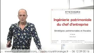 Formation Ingénierie fiscale du chef d'entreprise