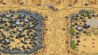 Red Alert 2 | Extra hard AI | 7 vs 1 | in the pipe map | Great britain | Prism tank