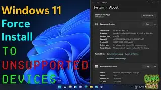 Install Windows 11 On Unsupported Device