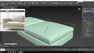 3ds Max 2018 - Ders 32 Basit Modellemeye Giriş Örnek 2 - Koltuk