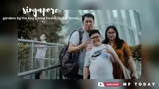 SINGAPORE VLOG - Gardens by the bay - Cloud Forest - Flower Dome - Super Tree Grove - Shakeshack #SG