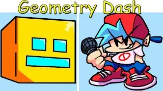 Friday Night Funkin' VS Geometry Dash - FNF MOD HARD
