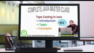 Session51  Java type casting - Introduction, types and examples - Pashto