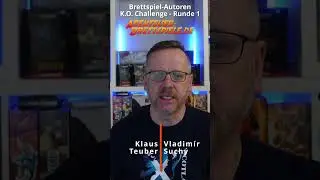 Klaus Teuber oder Vladimír Suchý? Brettspiel-Autoren K.O. Challenge Runde 1 