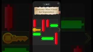 4st September Hamster Kombat Daily Mini Game Solution #hamsterminigame