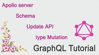 Graphql tutorial in hindi 2024, Apollo server, Update API, Mutation tutorial in hindi #graphql