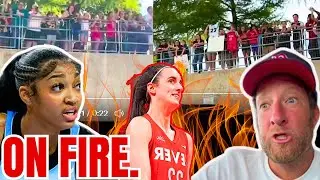 Caitlin Clark Fans DO THE UNTHINKABLE in DALLAS TEXAS! Dave Portnoy SCORCHES MEDIA on Angel Reese!