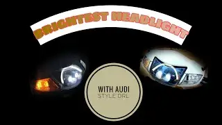 Brightest headlight with AUDI style drl | ACTIVA