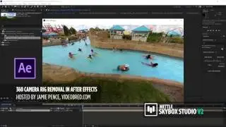 How to Remove your Camera Rig from 360 Footage in After Effects | SkyBox Studio V2 | Jamie Pence