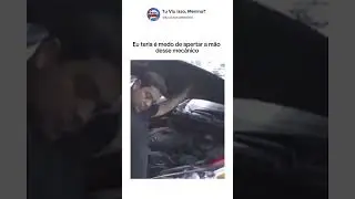 Eu teria medo de apertar a mão desse mecânico 💀 
