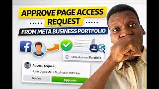 How to approve an individual-owned Facebook Page access request from a Meta Business Portfolio