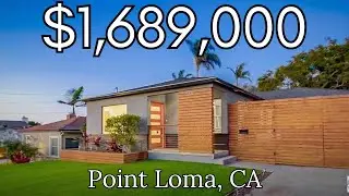 Inside a $1,689,000 fully renovated Point Loma home.