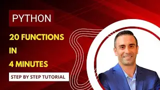 Python in 4 Minutes: Learn 20 Essential Functions!