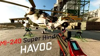 MI-240 Super Hind wreaking havoc on Flashpoint | Minigun POV
