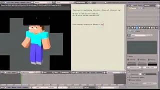 Blender Minecraft Edit- Rendering a Rig HD.