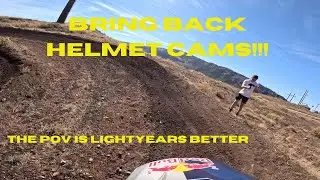 GoPro on the helmet is so much better