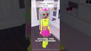Dress to impress but the theme is neon🩵🩷💚|| #roblox #dress toimpress