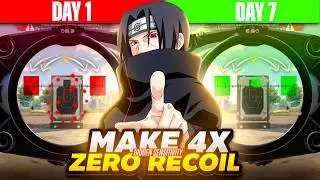 Master 4x Scope in BGMI | Zero Recoil Sensitivity | Crosshair Decode That 95% Players Don't Know