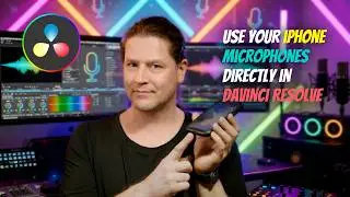 Use your iPhone microphones directly in DaVinci Resolve
