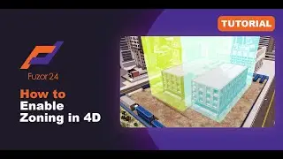 [Fuzor 2024] How to Add Zones to the 4D Schedule