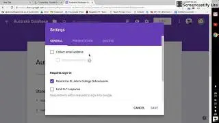 Using Google Forms for a database