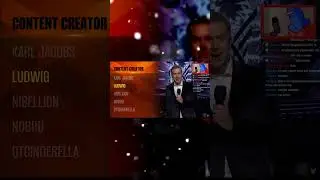 so ludwig won creator of the year...