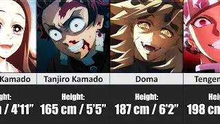 Who is the TALLEST? Demon Slayer Characters Height