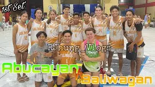 1/5: Championship: Baliwagan vs. Abucayan | Mens Volleyball | RJhung_Vlogs