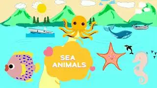 Sea animals/kids' vocabulary /Learn English for kids/sea animals song