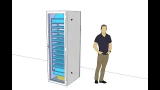 1часть.  Инкубатор на 1100+ яиц 3 d модель