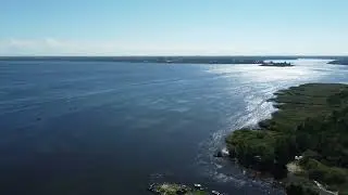 Поселок им. Морозова Ленинградская область  14 авг  2022 4k аэросъемка. Ладога. dji mini2