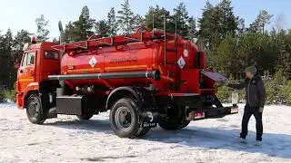 Бензовоз-топливозаправщик АТЗ-7,5 КАМАЗ-43253 производства НПО 