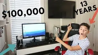 13 Year Olds 100,000 Dollar Room Tour!