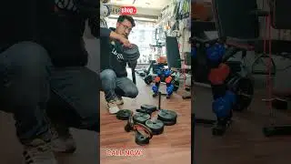 7 in 1 20Kg Adjustable Dumbbell, Barbell, Kettlebell and Push Up Bar Set