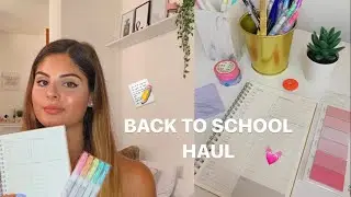 BACK TO SCHOOL HAUL!// w. stationery pal💓