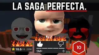El juego PERFECTO de ROBLOX. (escapa de la mansion del terror del jefe bebe XD)