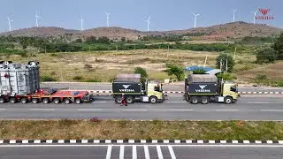 Varsha Logistics | The Truck Driving Industry | Corporate Video | Drone Videography 4K