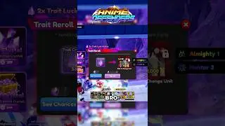 The LUCKIEST Trait Crystal *EVER* in Anime Defenders... 