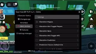 Blox Fruit Sapi Hub Silent aim Pvp Gui Script (Work Mobile & Pc)