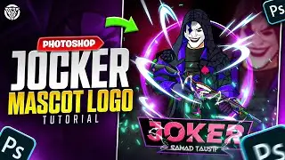 How To Make PUBG Joker Mascot Logo Design | Photoshop Tutorial | Urdu/Hindi | BOSS GFX