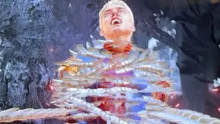 Mortal Kombat 1 on Nintendo switch Oled Takeda fatality on Homelander
