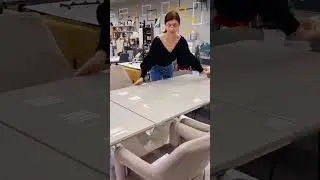 Стіл обідній розкладний НІКОЛЬ бежевий 160-220x90x76 скло/мдф/сталь