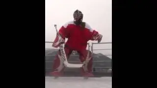 Jess rocking at being a goalie