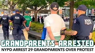 NYPD Arrest 29 Grandparents Over Climate Protest