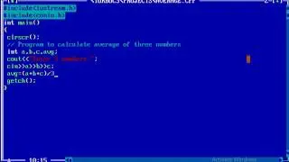 C++ Program to calculate Average of three numbers