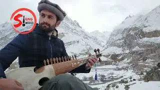 Rabab Naghma || Arabic beat ||Snow fall || #hunza #rabab #nature