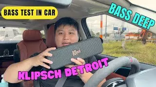 Klipsch Detroit bass test in car - Giữa đồng ruộng " kHỦNG "