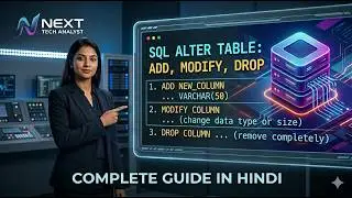 SQL ALTER TABLE Command: ADD, MODIFY & DROP Column | Part 8 | Hindi Tutorial
