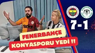 1 ÇİFT TARAFTAR FENERBAHÇE 7-1 KONYASPOR MAÇINA TEPKİ..!